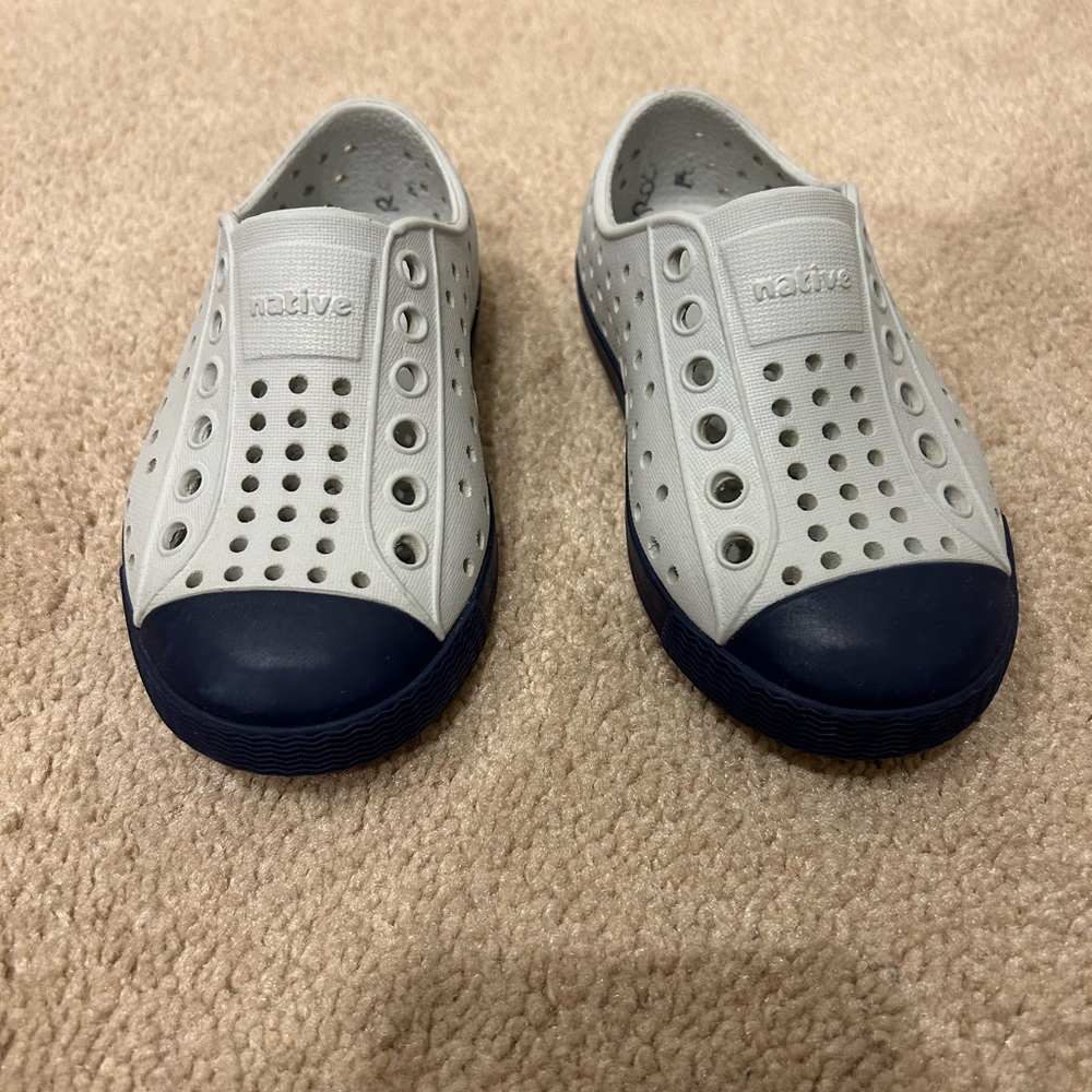 Native Kids Shoes - Gray and Black